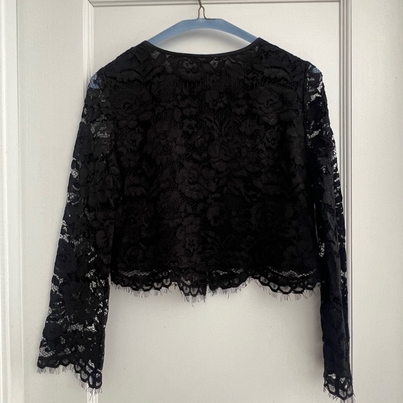 White House Black Market Lace Bolero Womens Size XS - Picture 5 of 6